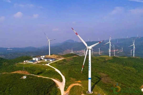 中國華電湖南郴州油麻地風(fēng)電場